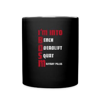 Sadomaso - Tasse einfarbig - Schwarz - Vorne