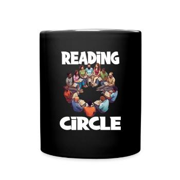 Lesegruppe Literatur Lesekreis Buckkritik - Tasse einfarbig - Schwarz - Vorne