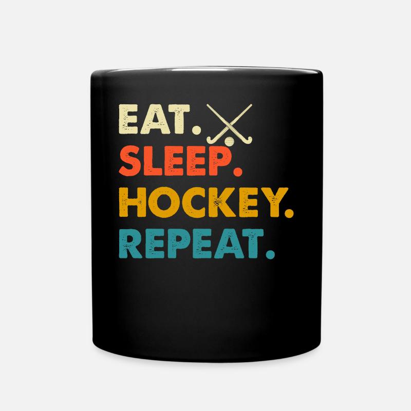 Hockey - Tasse einfarbig - Schwarz