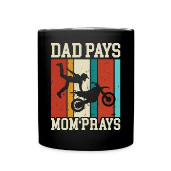 Motocross - Mug uni - noir - Devant