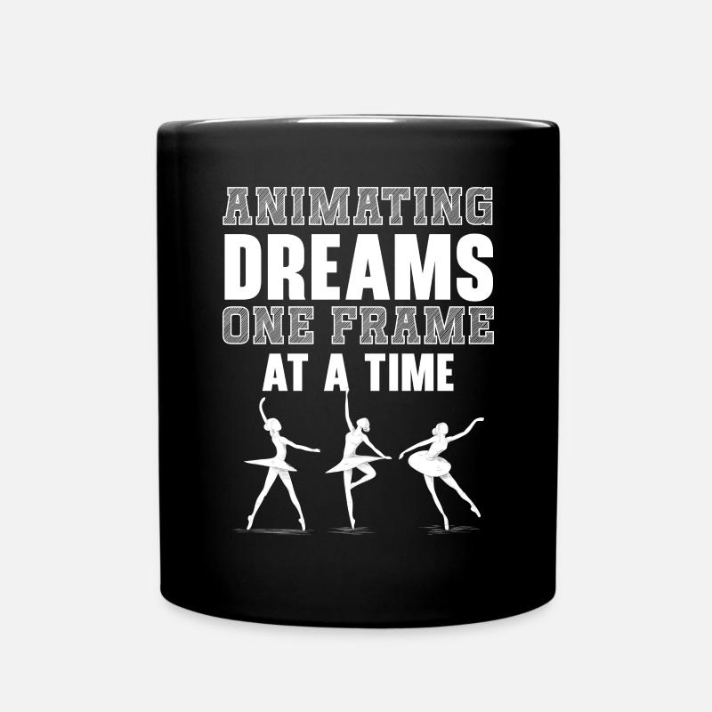 3d Animator Animate Key Frames Rendering Animation - Full Colour Mug - black