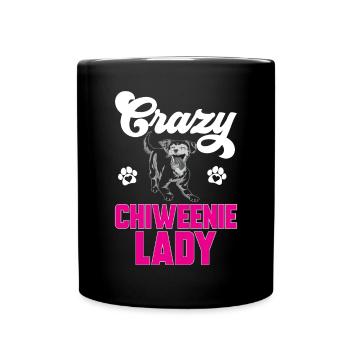 Chiweenie Chien - Mug uni - noir - Devant