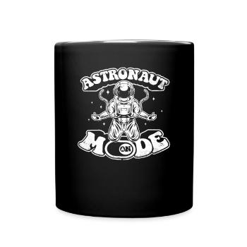 Mode astronaute sur le vaisseau spatial cosmonaute Taikonaut - Mug uni - noir - Devant