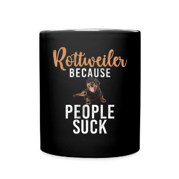 Rottweiler Gifts - Full Colour Mug - black - Front