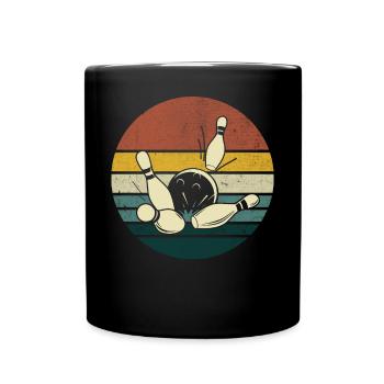 Bowling - Mug uni - noir - Devant