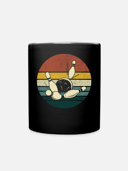 Bowling - Tasse einfarbig - Schwarz
