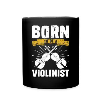 Violoniste violoniste - Mug uni - noir - Devant