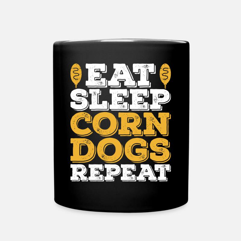 Corn Dog Corndog Corn Dogs - Tasse einfarbig - Schwarz