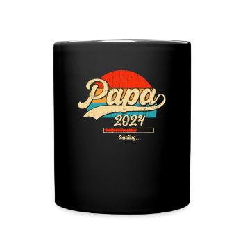 Papa Loading 2024 - Full Colour Mug - black - Front
