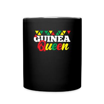 Reine de Guinée - Mug uni - noir - Devant