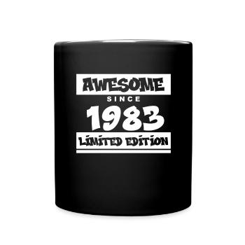 1983 - Born 1983 - Fantastic since 1983 - Full Colour Mug - black - Front