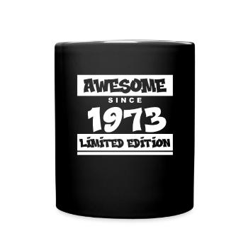 1973 - Né en 1973 - Fantastique depuis 1973 - Mug uni - noir - Devant