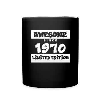 1970 - Né en 1970 - Fantastique depuis 1970 - Mug uni - noir - Devant