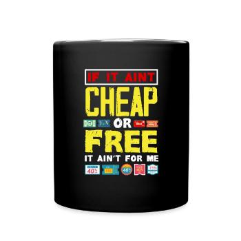 Funny Extreme Couponing Coupon Gift - Full Colour Mug - black - Front