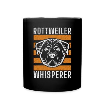 Rottweiler Gifts - Tasse einfarbig - Schwarz - Vorne