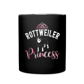 Rottweiler Gifts - Tasse einfarbig - Schwarz - Vorne