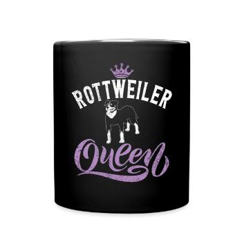 Rottweiler Gifts - Tasse einfarbig - Schwarz - Vorne