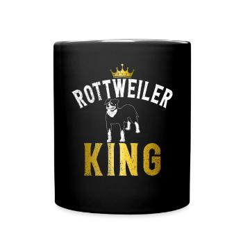 Rottweiler Gifts - Tasse einfarbig - Schwarz - Vorne