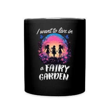 Garten Gartenpflanzen Landschaftsgärtner lustiges - Tasse einfarbig - Schwarz - Vorne
