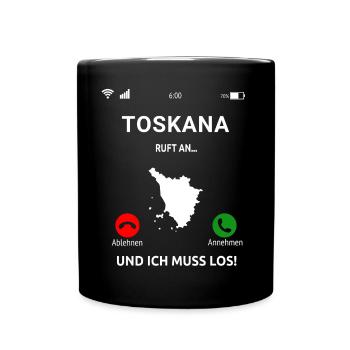 Toskana Italien Toscana Urlaub Venedig - Tasse einfarbig - Schwarz - Vorne