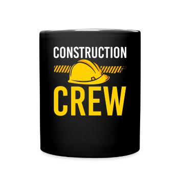 Équipe de construction, chantier, constructeur - Mug uni - noir - Devant