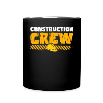 Équipe de construction, chantier, constructeur - Mug uni - noir - Devant