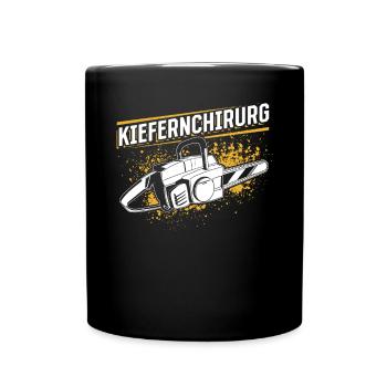 Kiefernchirurg - Tasse einfarbig - Schwarz - Vorne
