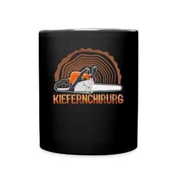 Kiefernchirurg - Tasse einfarbig - Schwarz - Vorne
