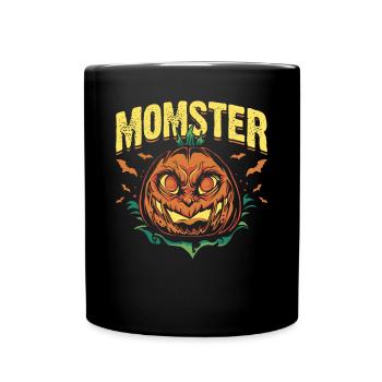 MOMSTER capture l’ d’Halloween - Mug uni - noir - Devant