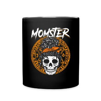MOMSTER capture l’ d’Halloween - Mug uni - noir - Devant