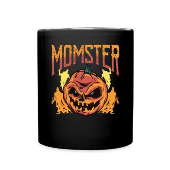 MOMSTER capture l’ d’Halloween - Mug uni - noir - Devant