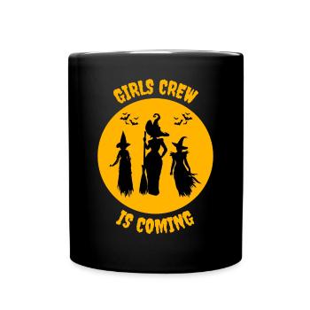 Halloween Sorcières Filles - Mug uni - noir - Devant