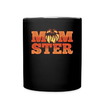 MOMSTER capture l’ d’Halloween - Mug uni - noir - Devant