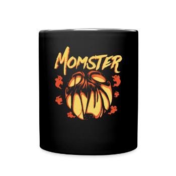 MOMSTER capture l’ d’Halloween - Mug uni - noir - Devant