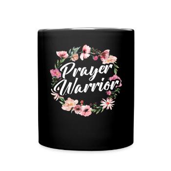 Citations chrétiennes Christianisme croyant chrétien - Mug uni - noir - Devant