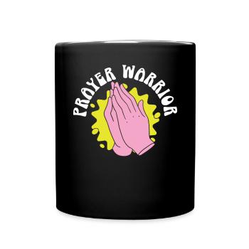 Citations chrétiennes Christianisme croyant chrétien - Mug uni - noir - Devant