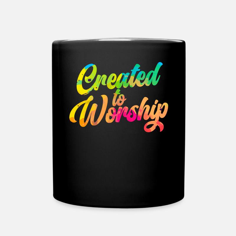 Citations chrétiennes Christianisme croyant chrétien - Mug uni - noir