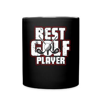 Golf Best Golf Player - Full Colour Mug - black - Front