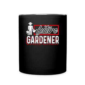 Gardening Future Gardener - Full Colour Mug - black - Front
