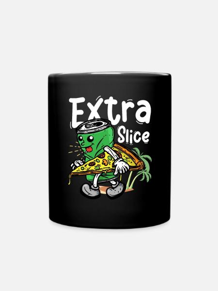 Extra slice - Tasse einfarbig - Schwarz