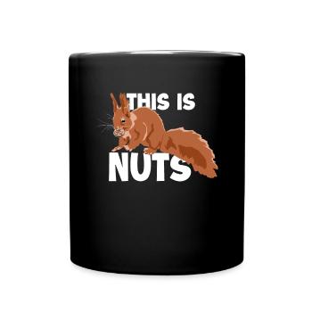 C’est Noix Écureuil Renard Écureuil Gris - Mug uni - noir - Devant