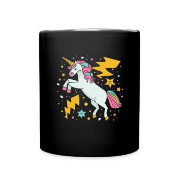 Licorne Super-héros Licornes Licorne Bébé Licorne - Mug uni - noir - Devant