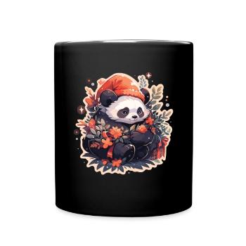 Panda Panda Bear Panda Baby Pandas Panda Animal - Full Colour Mug - black - Front