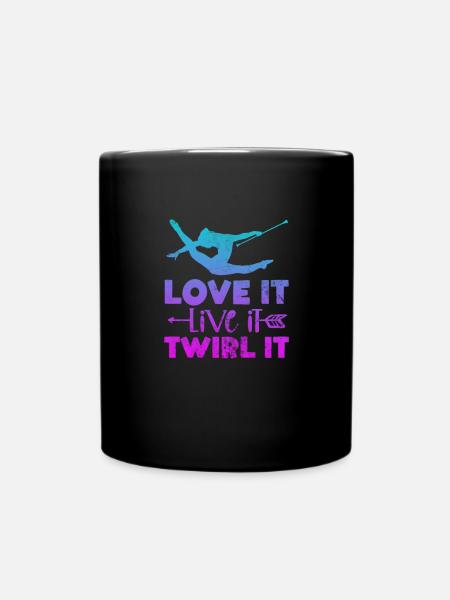 Baton Twirling - Mug uni - noir