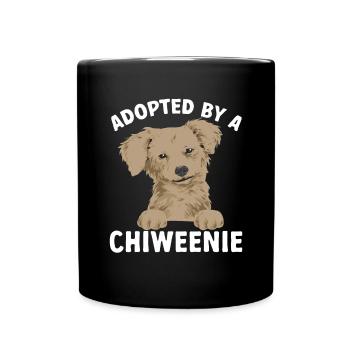 Chiweenie Chien - Mug uni - noir - Devant
