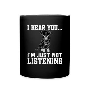 Chiweenie Chien - Mug uni - noir - Devant