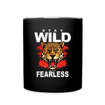 Jaguar - Tasse einfarbig - Schwarz - Vorne