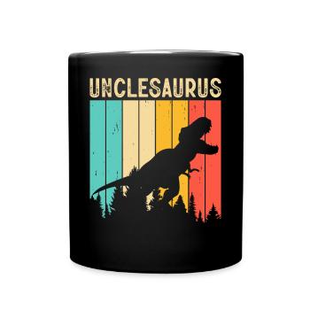 Oncle T Rex Onkelsaurus - Mug uni - noir - Devant