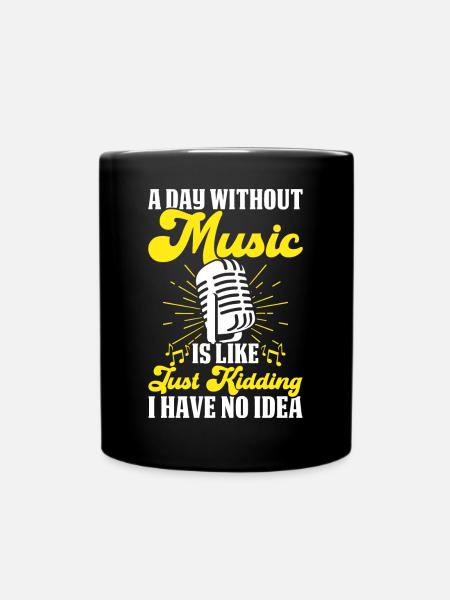 Chanteur chanteur - Mug uni - noir