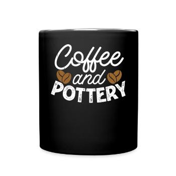 Pottery Pottery Pottery - Full Colour Mug - black - Front